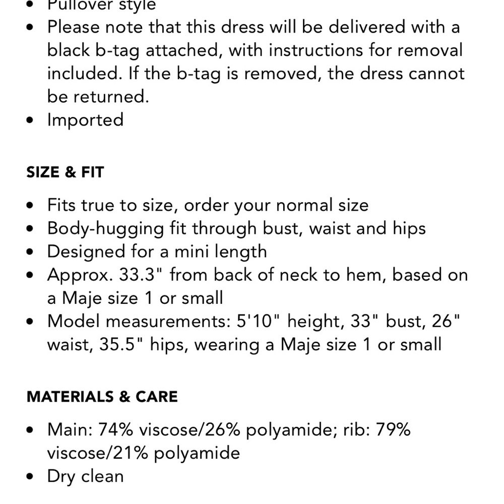 Maje | Rochasse Ribbed Mini Dress - Picture 4 of 4